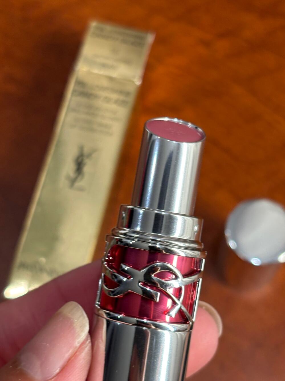 YSL Loveshine Candy Glaze Lip Gloss Stick # 44 nude AS IS